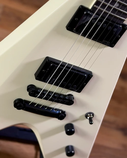 ESP LTD James Hetfield Signature Vulture Electric Guitar - Olympic White