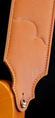Franklin 3" Padded Glove Leather Guitar Strap - Caramel