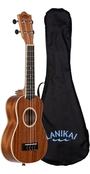Lanikai LU Series Acoustic Soprano Ukulele W/ Gigbag