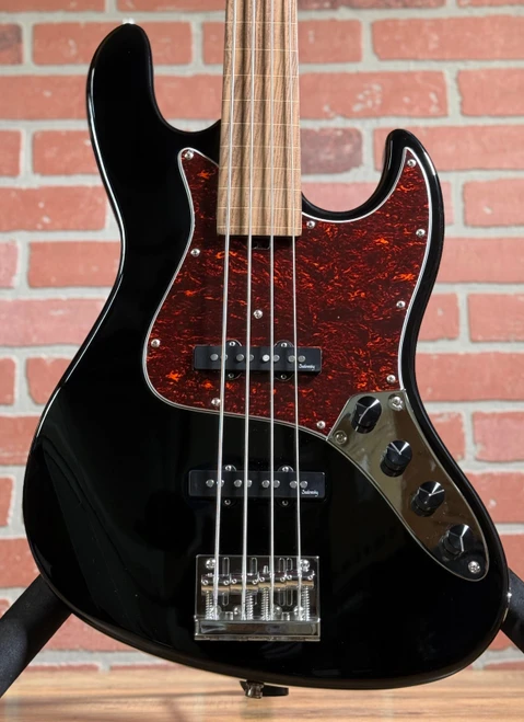 Sadowsky MetroExpress Vintage J-J Fretless Electric Bass - High Polish Black