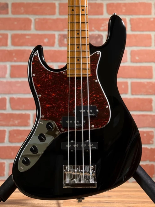 Sadowsky MetroExpress 21-Fret Left-Handed Hybrid P/J Bass - High Polish Solid Black