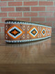 Tetherax RTF Fancy Rag Top Series - Classic Jacque Vintage Weave Leather End Strap - Orange/Brown