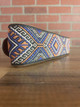 Tetherax RTF Fancy Rag Top Series - Classic Jacque Vintage Weave Leather End Strap - Orange Diamond/Blue