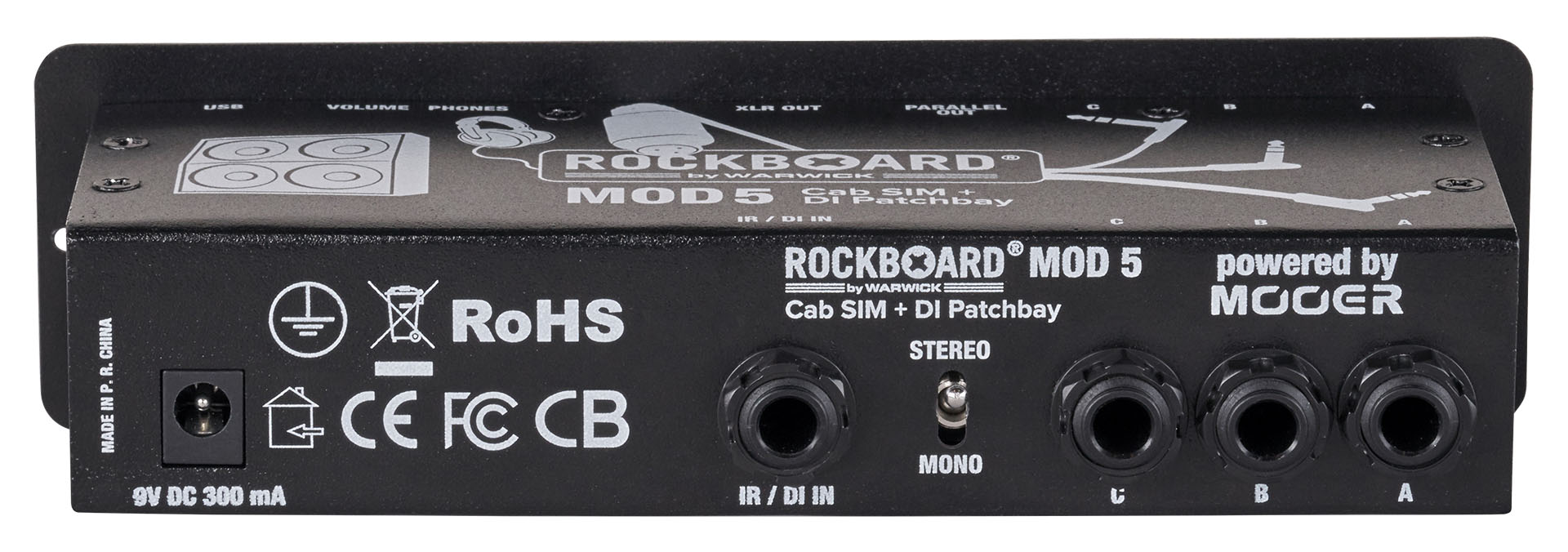 RockBoard MOD 5 - Cab SIM + DI Patchbay at No Limit Guitar Co