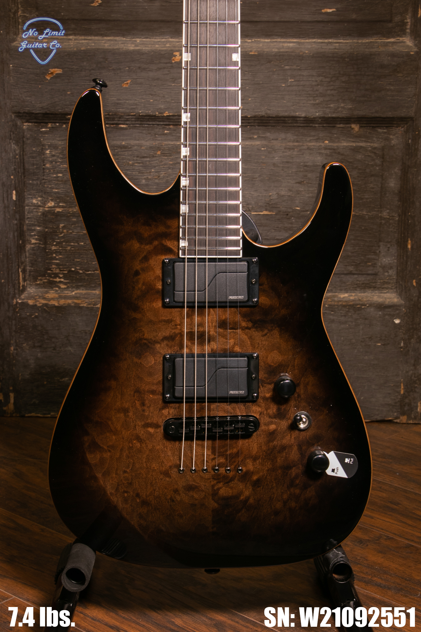 LTD JM-II Black Shadow Burst Electric Guitar at No Limit