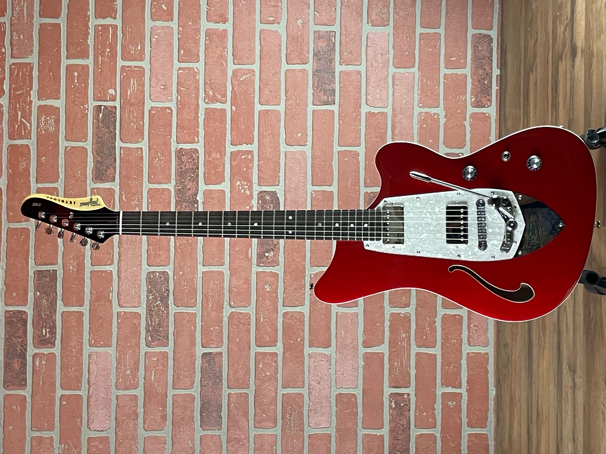 Tagima Jet Blues Cosmos Semi Hollow Electric Guitar-Candy Apple