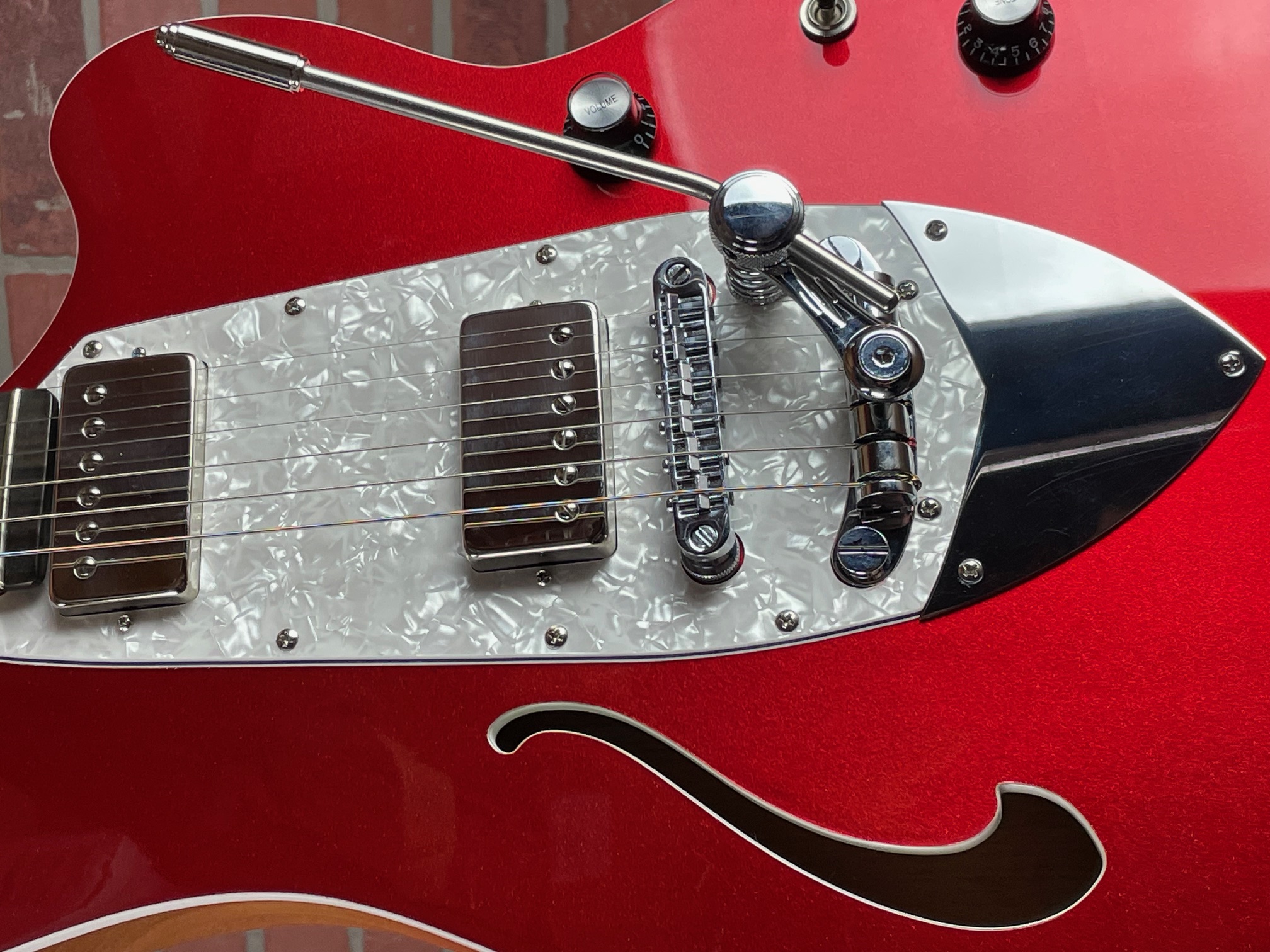 Tagima Jet Blues Cosmos Semi Hollow Electric Guitar-Candy Apple