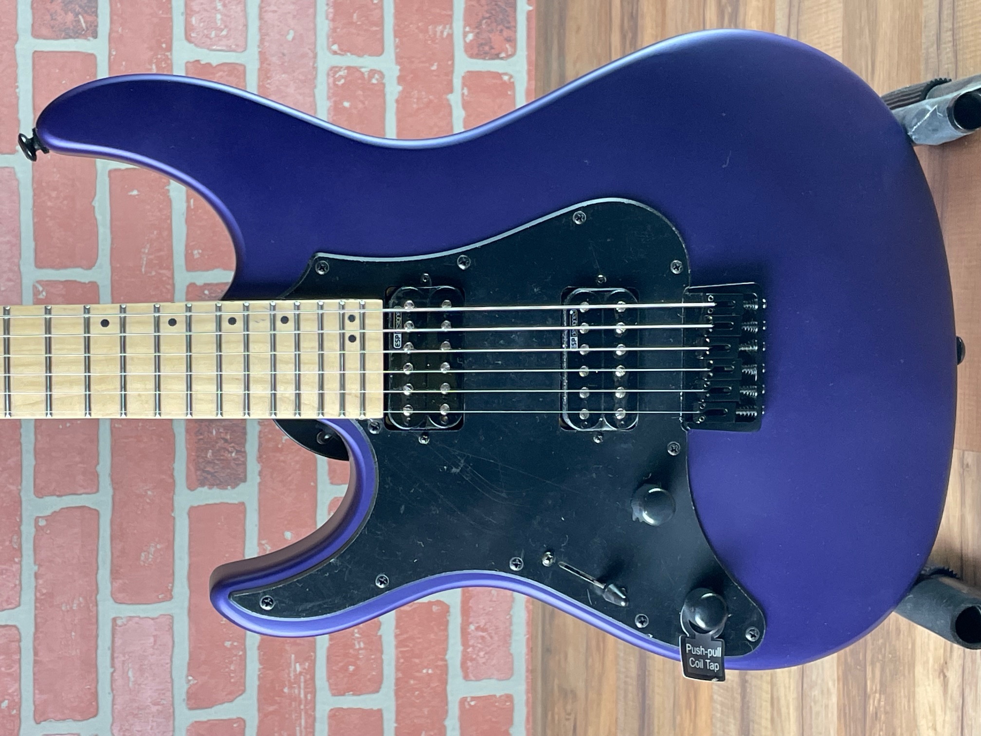 ESP LTD SN-200HT Dark Metallic Purple Satin LEFTY Electric Guitar