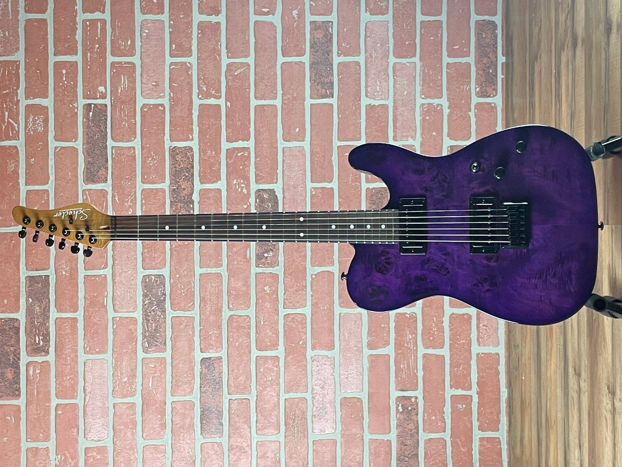 Schecter PT Standard - Purple Burst Burl at No Limit Guitar Co.