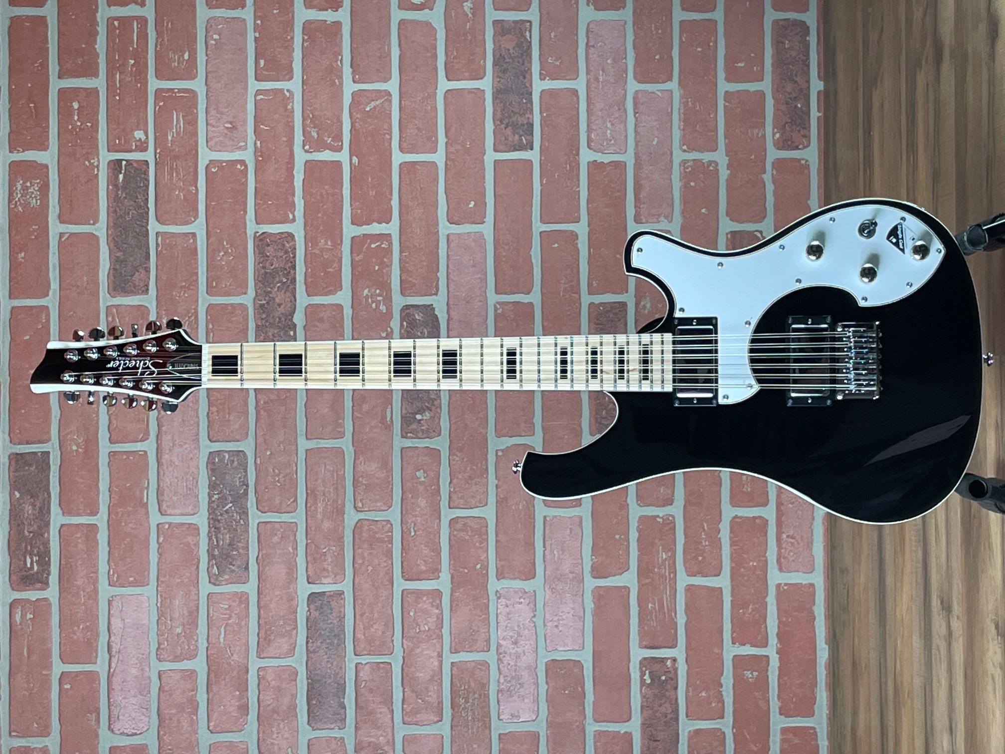 Schecter Stargazer 12-String Electric Guitar - Black at No Limit Guitar Co.