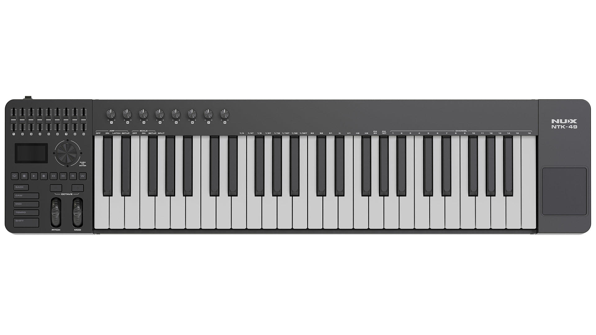 Shop NuX NTK-49 MIDI Controller Keyboard - 49 Keys | No Limit