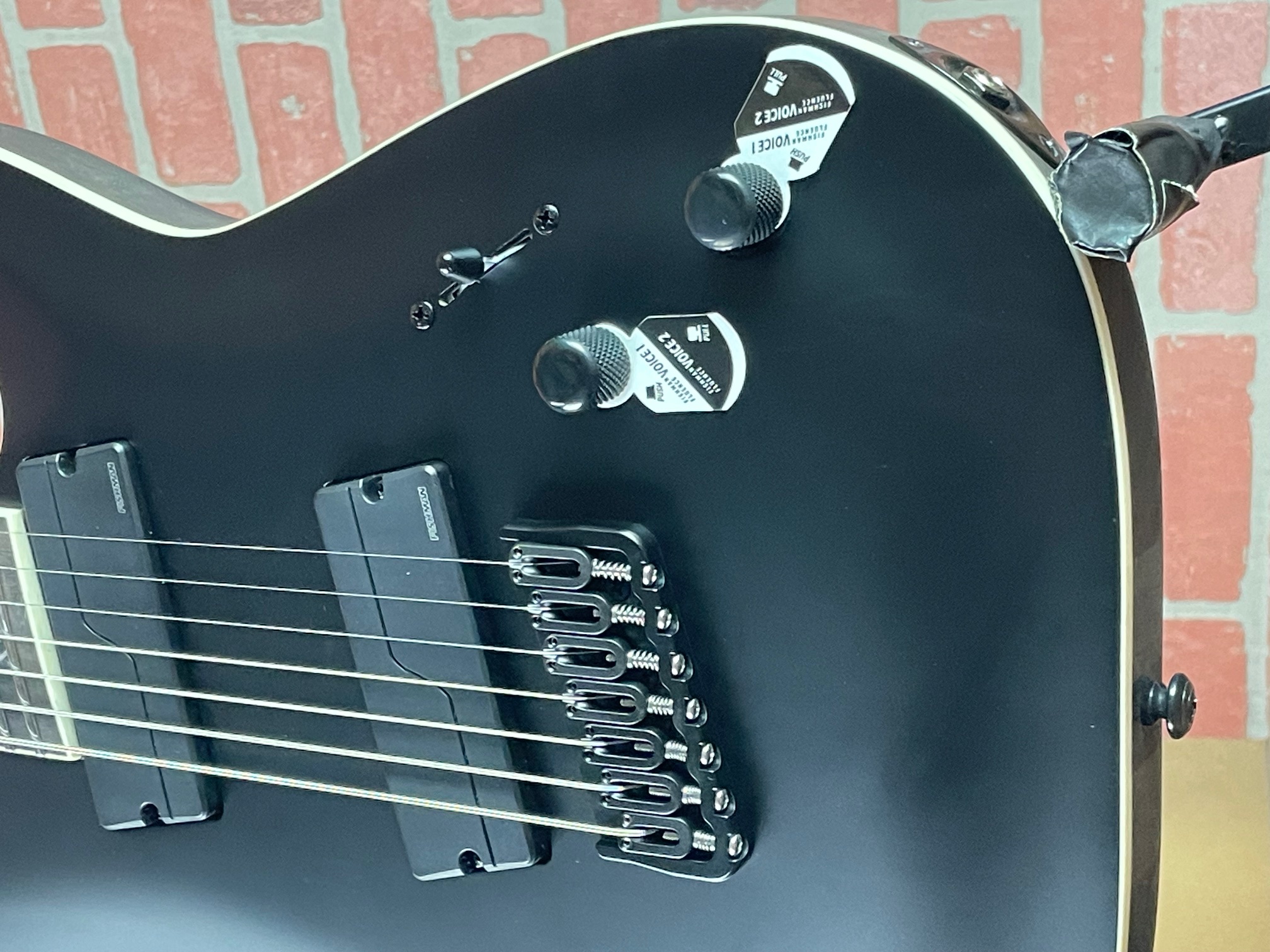 Shop Schecter C-7 SLS Evil Twin 7-String Guitar - Fishman Fluence