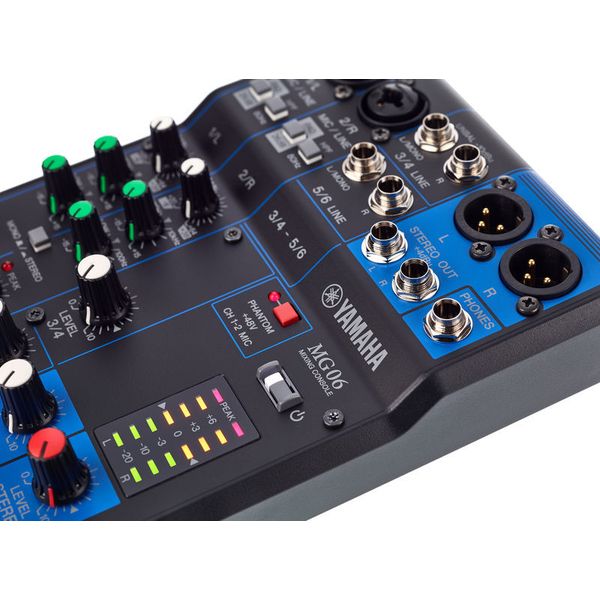 Shop Yamaha MG06 6-Channel Analog Mixer | No Limit Guitar Co
