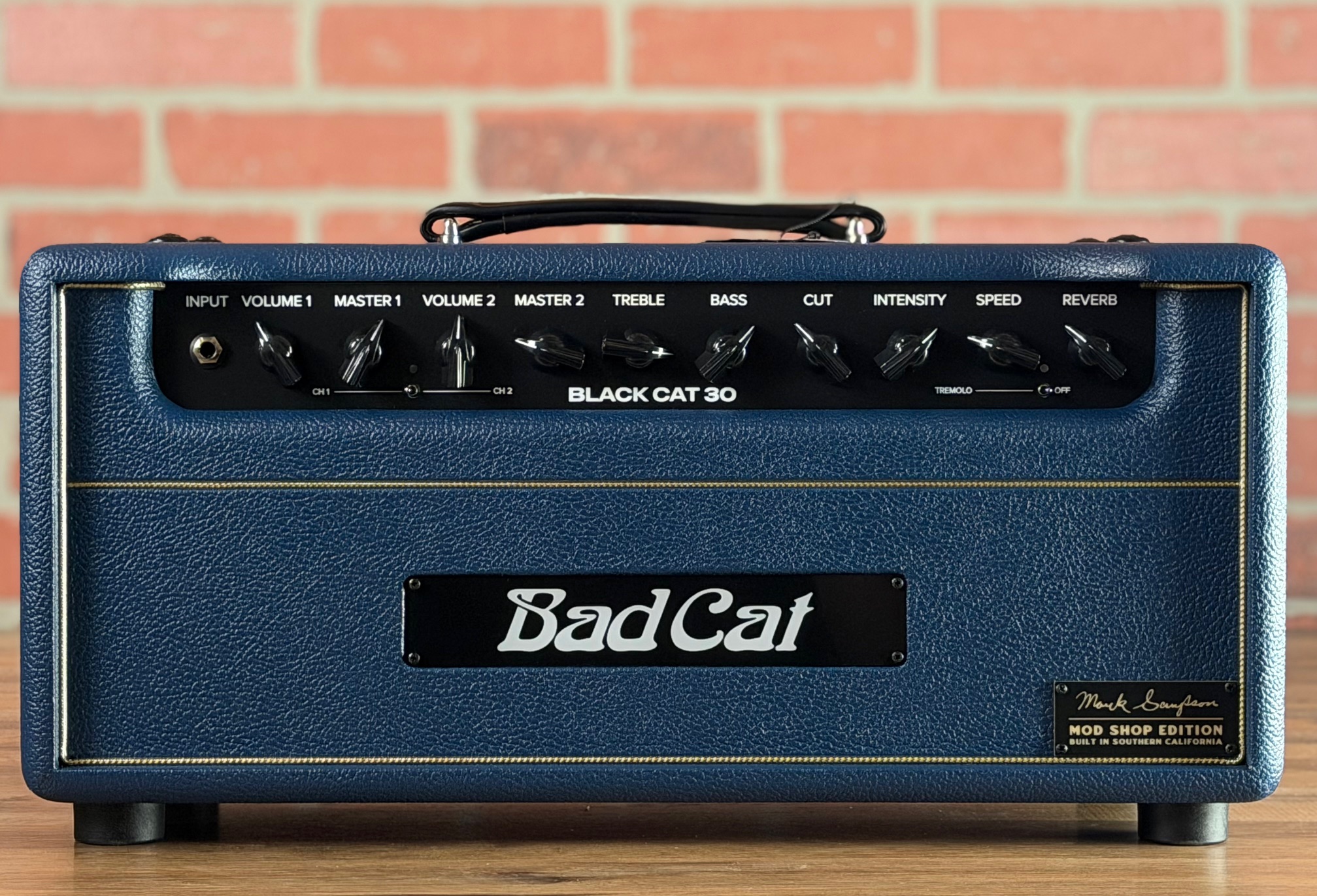 Shop Bad Cat Mod Shop Black Cat 30W Amp Head - Navy Blue | No
