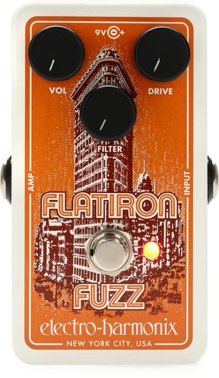 Shop EHX Flatiron Fuzz Pedal – Op-Amp Fuzz/Distortion | No Limit