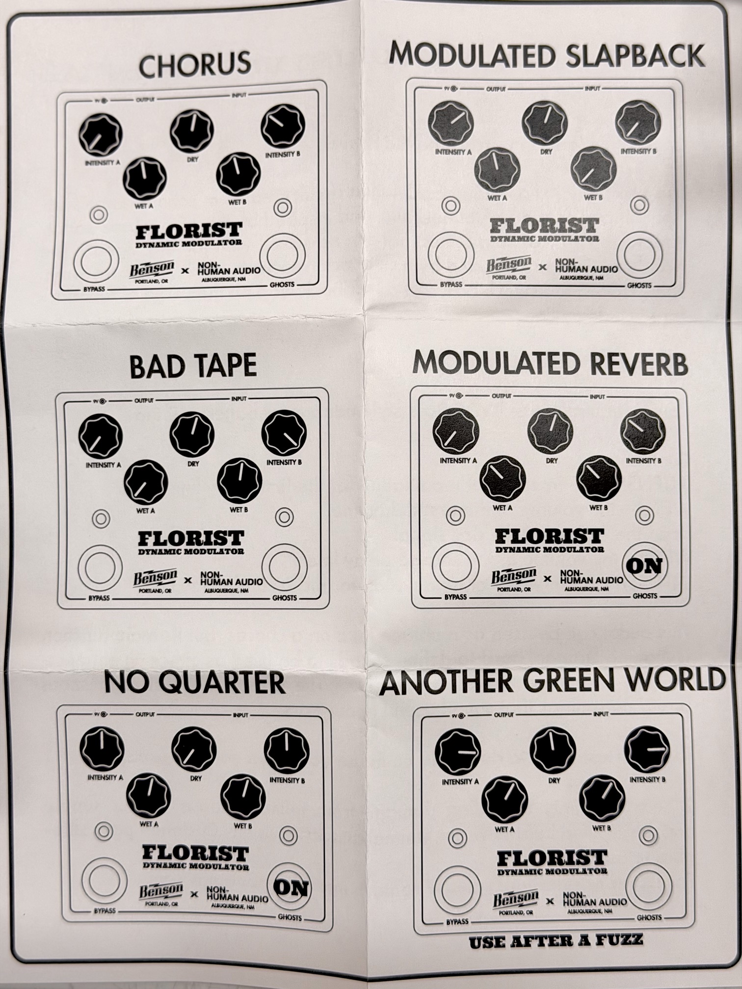 Benson Amps Florist Dynamic Modulator Pedal – Grape | No Limit