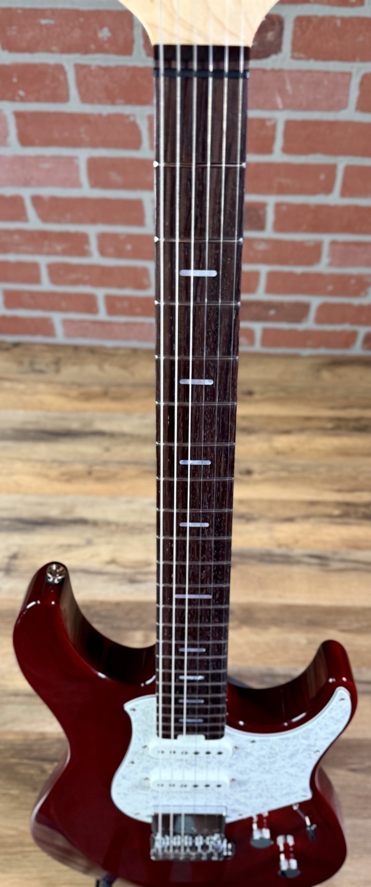 Shop Yamaha Pacifica PACS+12M, Fired Red | No Limit Guitar Co