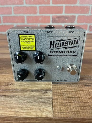 Benson Amps Stonk Box Fuzz Pedal at No Limit Guitar Co.