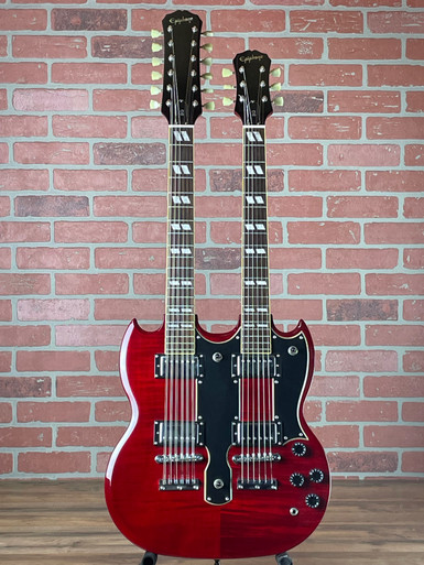 Epiphone 2004 SG Double-Neck Electric Guitar - Cherry Red (Used