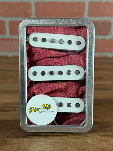 Eric Daw Pin-Up Custom S-Style Handmade Pickup Set - White