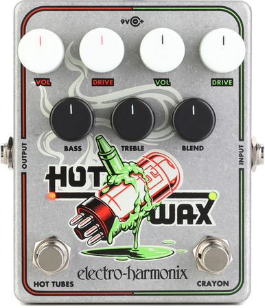 Shop EHX Hot Wax Dual Overdrive Pedal - Crayon & Hot Tubes | No