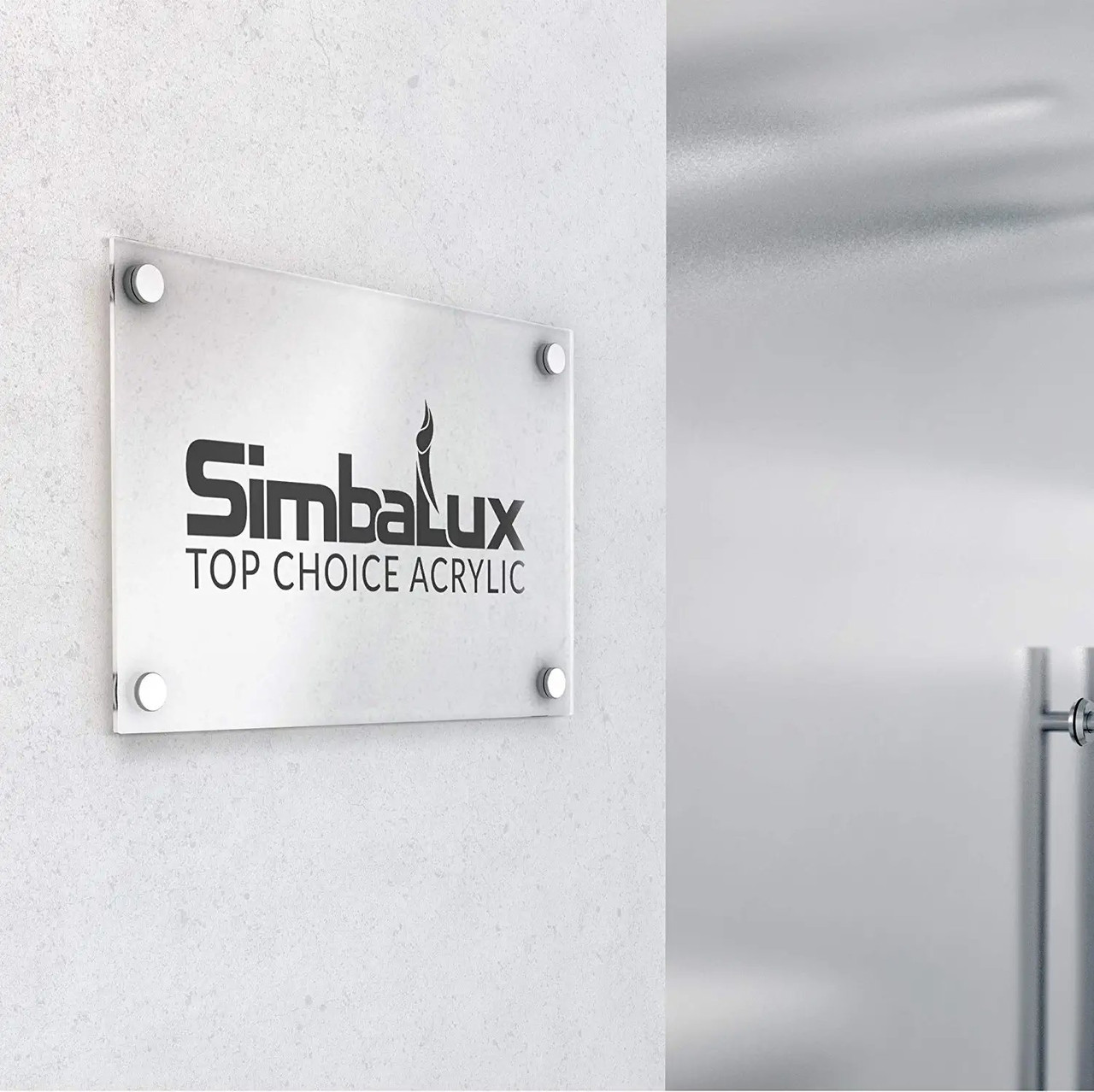 10-Pack Clear Acrylic Sheets (Plexiglass) - 5" X 7" X 0.08" (2mm) Thick, SimbaLux Brand