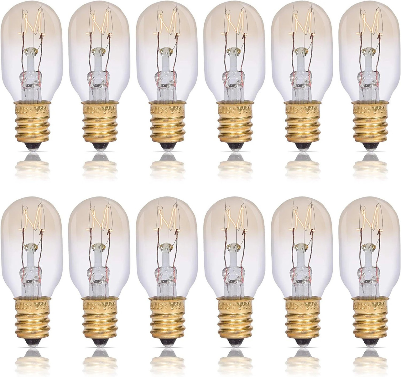 Simba Lighting C7 15W Replacement Bulb Clear Candle Shape 120V, E12 Candelabra Base, 2700K, 6-Pack | Cheetah Trading Post