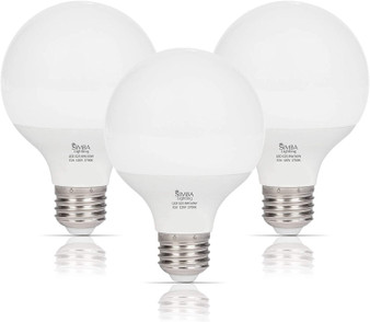 Simba Lighting® LED Globe G25 G80 8W 60W Equivalent Bulbs 120V E26 Base 2700K Soft White 3-Pack