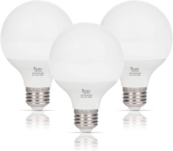 Simba Lighting® LED Globe G25 G80 8W 60W Equivalent Bulbs 120V E26 Base 5000K Daylight 3-Pack