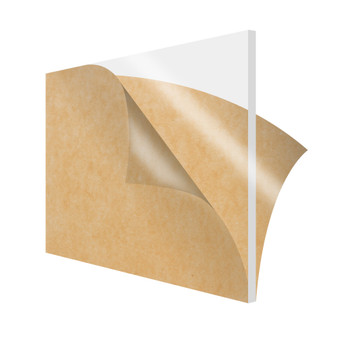 SimbaLux® Acrylic Sheet Clear 12” x 12” Square 3/8” Thick (10mm) Plexiglass Board, Easy to Cut