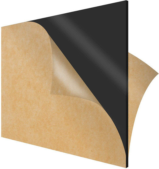 SimbaLux® Acrylic Sheet Black 12” x 12” Square 1/4” Thick (6mm) Plexiglass Board, Easy to Cut