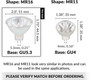 Simba Lighting® Halogen MR16 12V 20W Bulbs GU5.3 2-Pin BAB Cover Glass, 10-Pack
