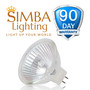 Simba Lighting® Halogen MR16 12V 20W Bulbs GU5.3 2-Pin BAB Cover Glass, 10-Pack