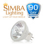 Simba Lighting® Halogen MR11 12V 20W Bulbs GU4 2-Pin FTD Cover Glass, 10-Pack
