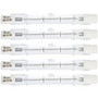 Simba Lighting® Halogen R7s 78mm 120V 150W T3 J Type Double Ended Bulbs, 5-Pack