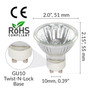 Simba Lighting® Halogen GU10 120V 35W Bulbs MR16 Reflector with Cover Glass, 10-Pack