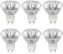 Simba Lighting® Halogen GU10 120V 35W Bulbs MR16 Reflector with Cover Glass, 6-Pack