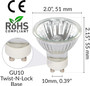 Simba Lighting® Halogen GU10 120V 35W Bulbs MR16 Reflector with Cover Glass, 6-Pack