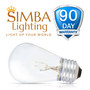 Simba Lighting® String Light S14 Replacement Bulb 11W E26 Medium Screw Base, Clear Glass, 20 Pack