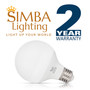 Simba Lighting® LED Globe G25 G80 8W 60W Equivalent Bulbs 120V E26 Base 2700K Soft White 3-Pack