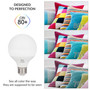 Simba Lighting® LED Globe G25 G80 8W 60W Equivalent Bulbs 120V E26 Base 5000K Daylight 3-Pack
