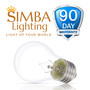Simba Lighting® Incandescent Appliance Light Bulb A15 25W E26 Medium Base, 120V 2700K, 6-Pack