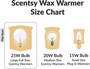 Simba Lighting® Scentsy Wax Warmer G16.5 Round Bulb 25W E12 Candelabra Base Clear Glass, 4 Pack