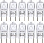 Simba Lighting® Halogen Light Bulb G8 T4 20W JCD Bi-Pin Shorter 1.38" Length 120V, 2700K, 10-Pack