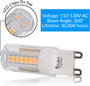 Simba Lighting® LED G9 4W T4 40W Halogen Replacement JCD Bi-Pin Base 120V 3000K Soft White, 5 Pack