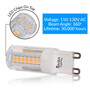 Simba Lighting® LED G9 4W T5 40W Halogen Replacement JCD Bi-Pin Base 120V 3000K Soft White, 5 Pack