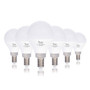 Simba Lighting® LED G14 G45 5W 40W Replacement Bulbs 120V E12 Candelabra Base 3000K Soft White 6-Pack