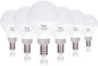 Simba Lighting® LED G14 G45 5W 40W Replacement Bulbs 120V E12 Candelabra 4000K Natural White 6-Pack