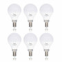 Simba Lighting® LED G14 G45 5W 40W Replacement Bulbs 120V E12 Candelabra 4000K Natural White 6-Pack