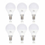 Simba Lighting® LED G14 G45 5W 40W Replacement Bulbs 120V E12 Candelabra Base 5000K Daylight 6-Pack